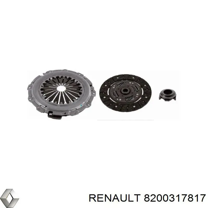 8200317817 Renault (RVI) Embrague motor