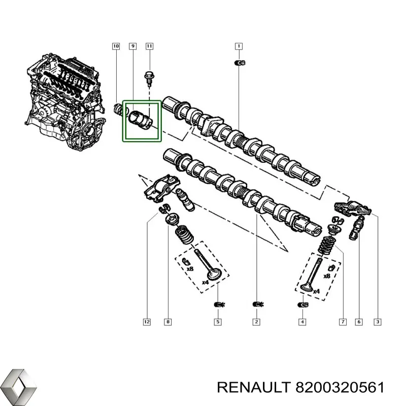 Taqués hidráulicos Renault (RVI) 8200320561 precio, desde 34,42 EUR