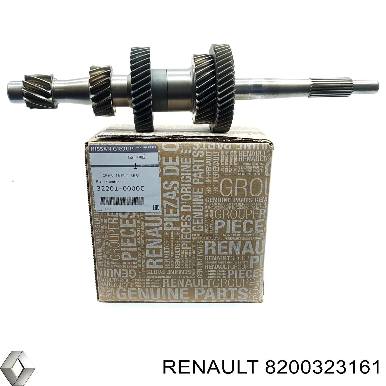 Comprar 8200323161 Renault (RVI) Eje primario de la caja de cambios