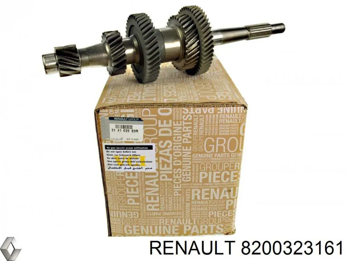 8200463414 Renault (RVI) arbol (eje Primario para Caja de Cambios)