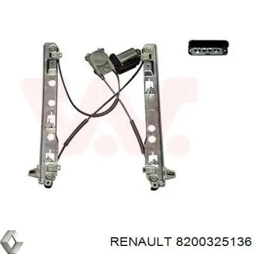Mecanismo elevalunas delantero izquierdo Renault (RVI) 8200325136 precio, desde 30,01 EUR