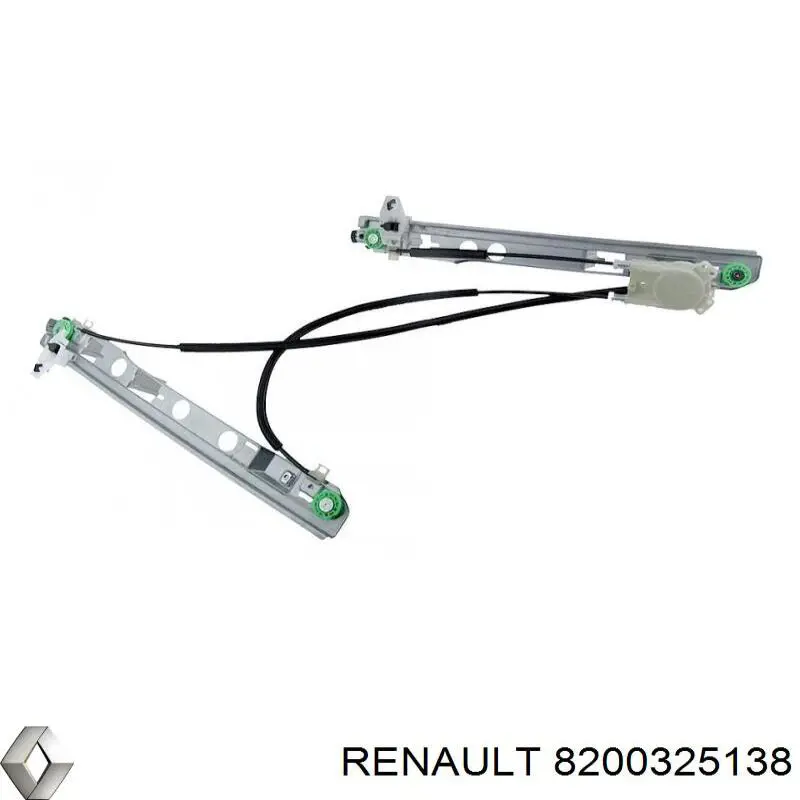 Mecanismo de elevalunas delantero izquierdo 8200325138 Renault (RVI)