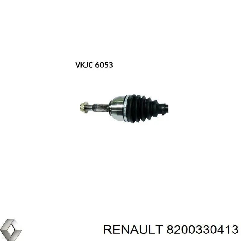 8200330413 Renault (RVI) árbol de transmisión delantero izquierdo