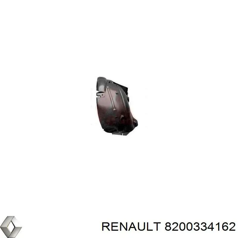 8200334162 Renault (RVI) guardabarros interior, aleta delantera, izquierdo delantero