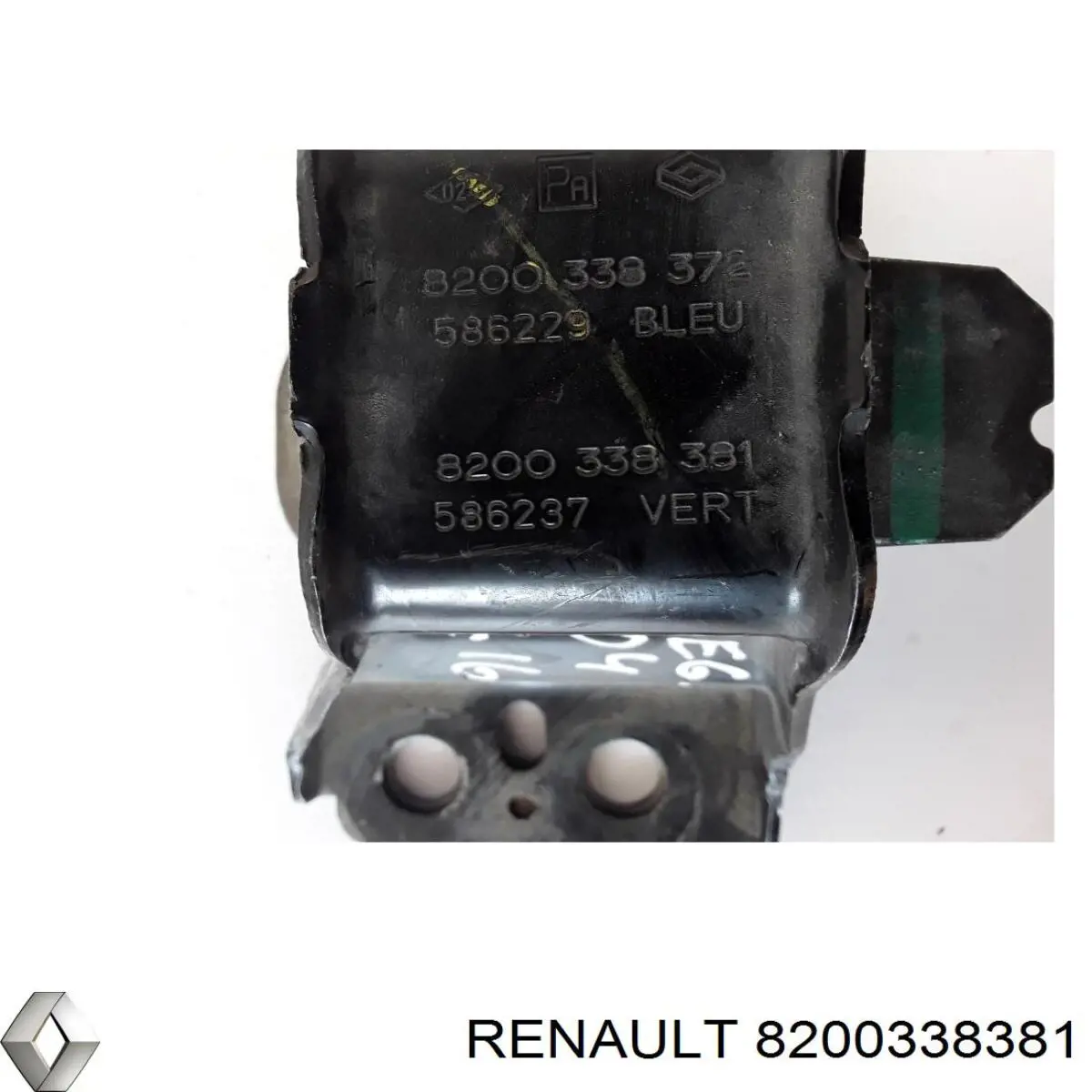 Soporte de motor derecho Renault (RVI) 8200338381