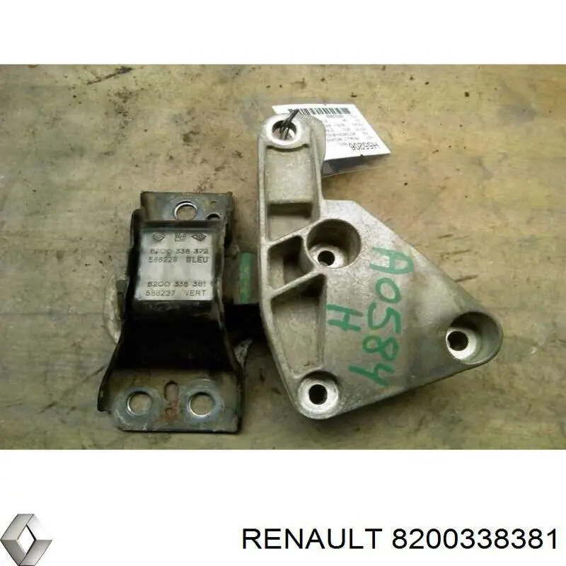 Soporte de motor derecho Renault (RVI) 8200338381 precio, desde 38,11 EUR