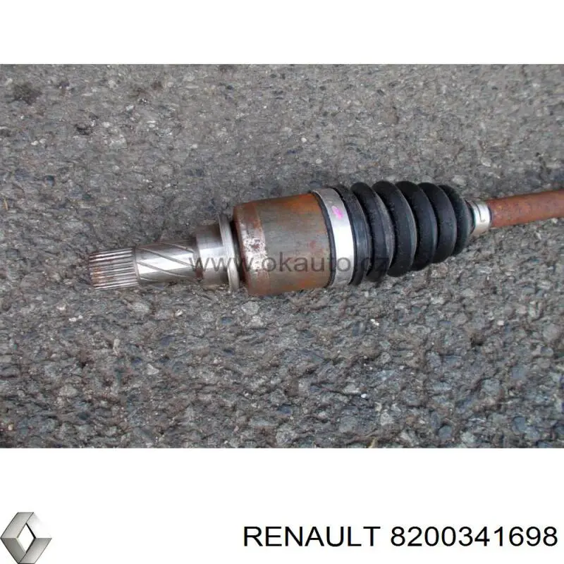 7711368363 Renault (RVI) árbol de transmisión delantero izquierdo