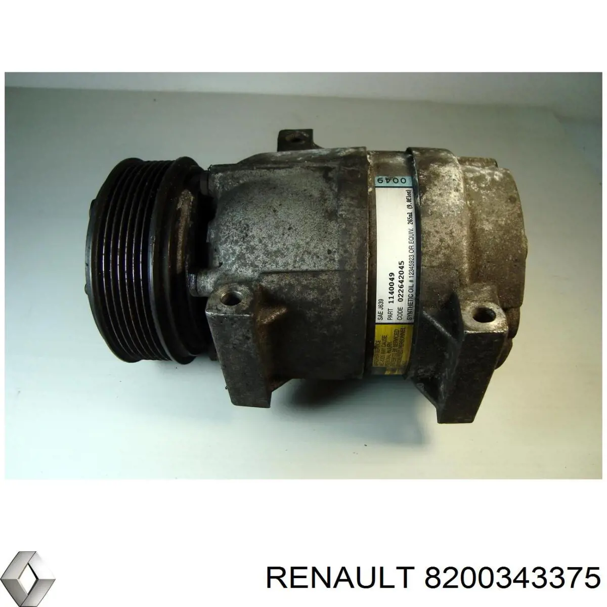 8200343375 Renault (RVI) compresor de aire acondicionado