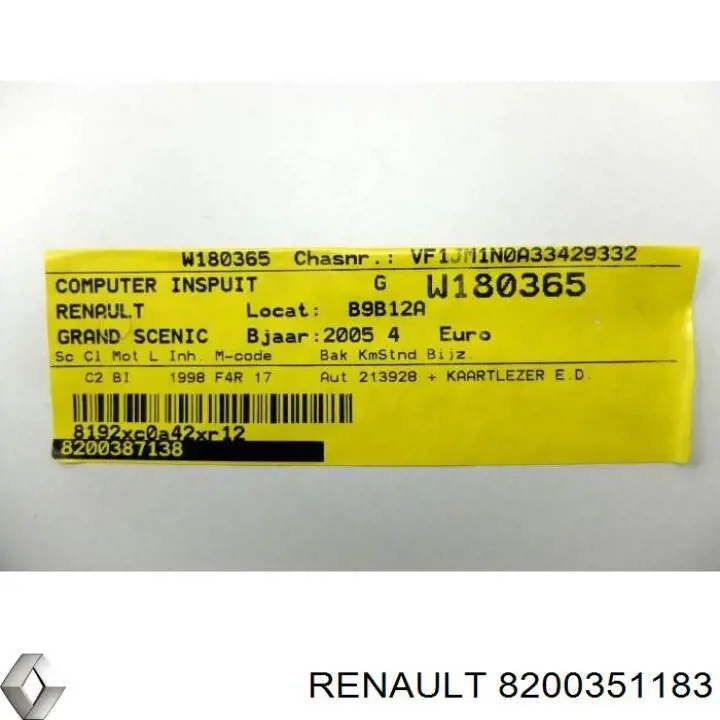 8200351183 Renault (RVI) 