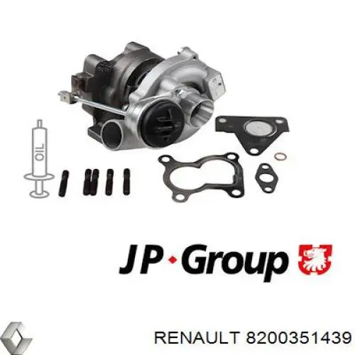 8200351439 Renault (RVI) turbocompresor