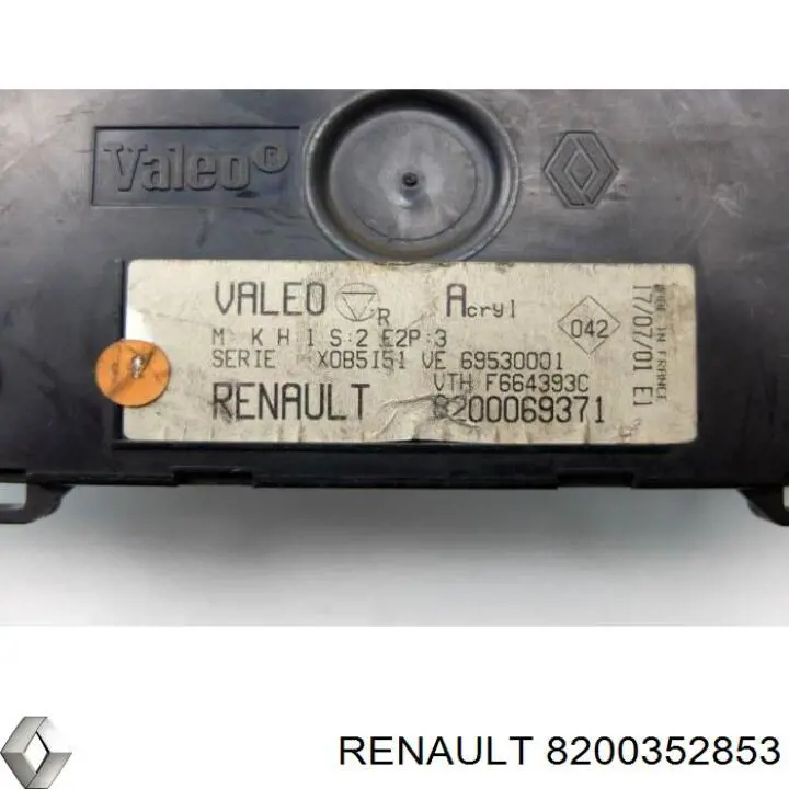 8200352853 Renault (RVI) Unidad de control de la ventilación