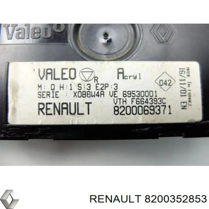 Comprar 8200352853 Renault (RVI) Unidad de control aire acondicionado