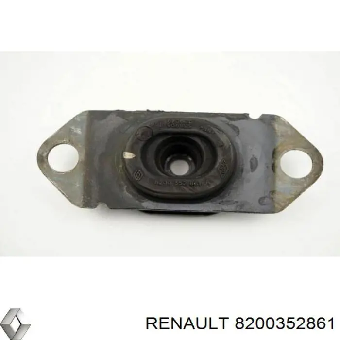 Soporte izquierdo del motor 8200352861 Renault (RVI)
