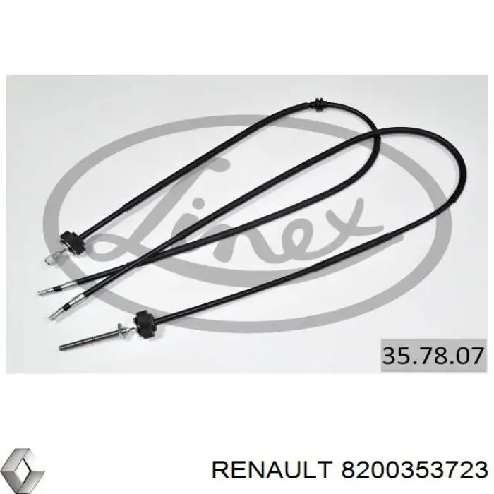 32-0902 Maxgear cable de freno de mano trasero derecho/izquierdo