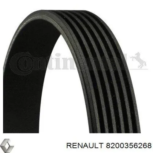 Comprar 8200356268 Renault (RVI) Correa trapezoidal