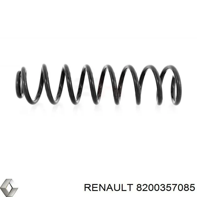 8200357085 Renault (RVI) muelle de suspensión eje trasero