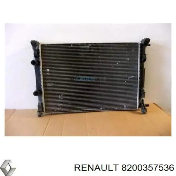 Radiador refrigeración del motor RENAULT 8200357536