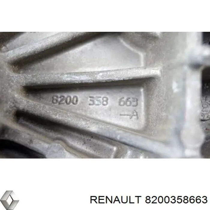 Comprar 8200358663 Renault (RVI) Soporte derecho de motor con silentblock