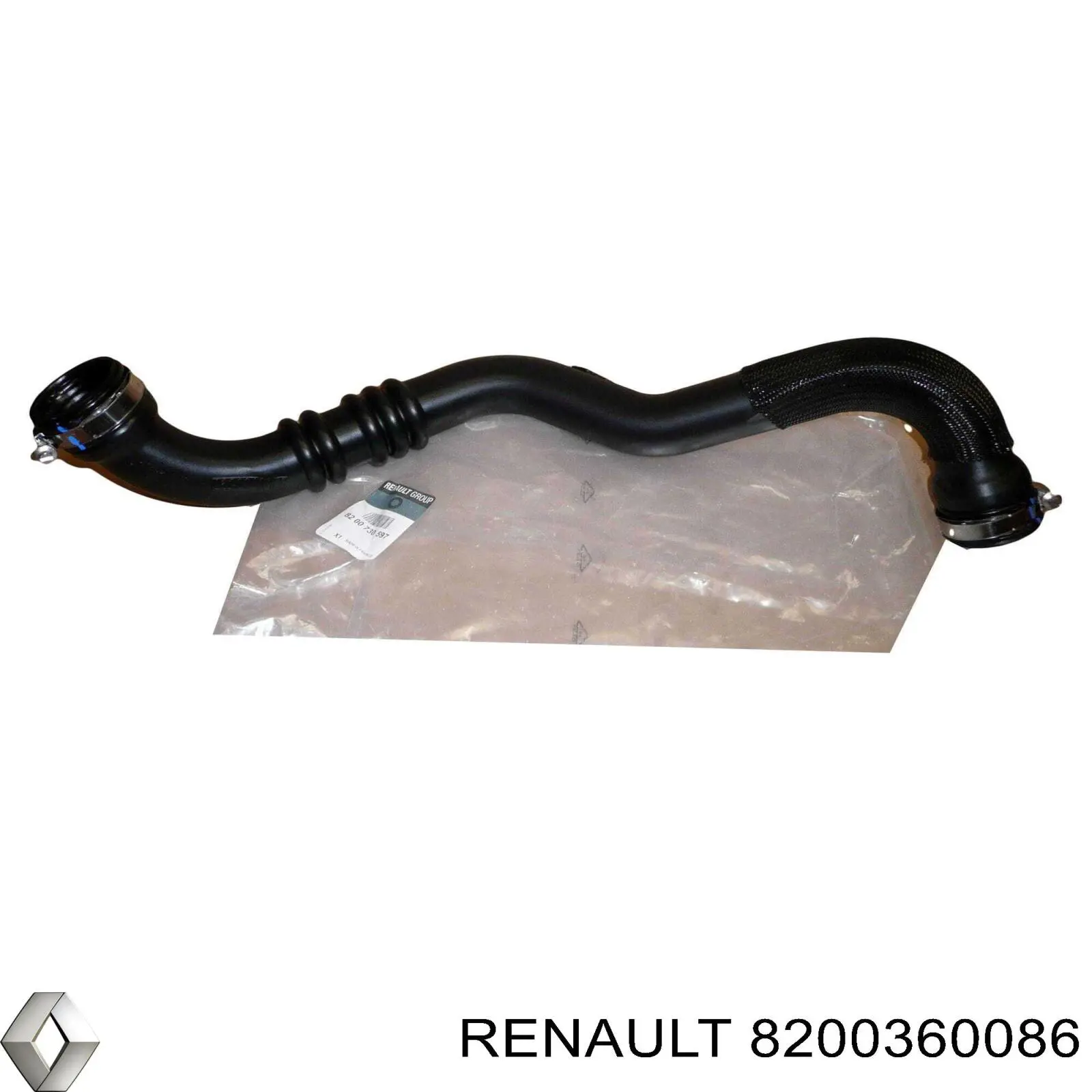 Manguera del intercooler Renault (RVI) 8200360086 precio, desde 46,05 EUR