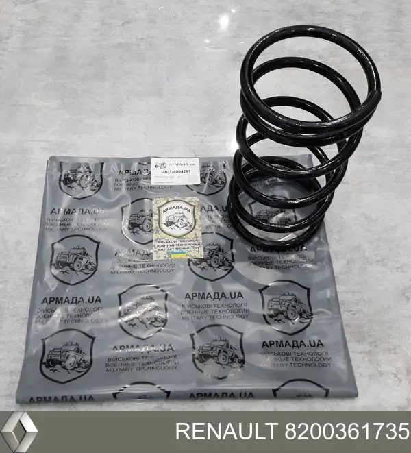 Comprar 8200361735 Renault (RVI) Muelle delantero