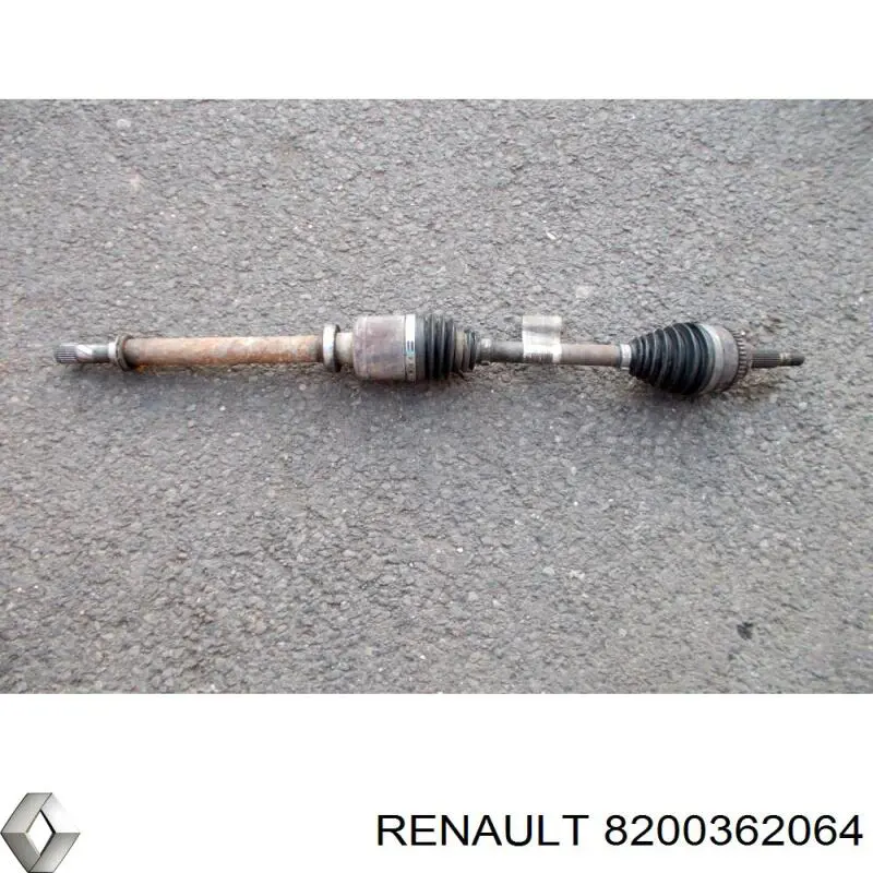 8200362064 Renault (RVI) árbol de transmisión delantero derecho