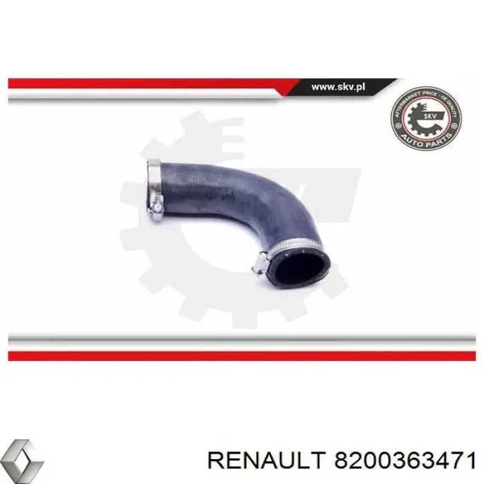 Comprar 8200363471 Renault (RVI) Tubo intercooler