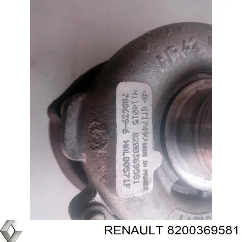 8200369581 Renault (RVI) turbocompresor