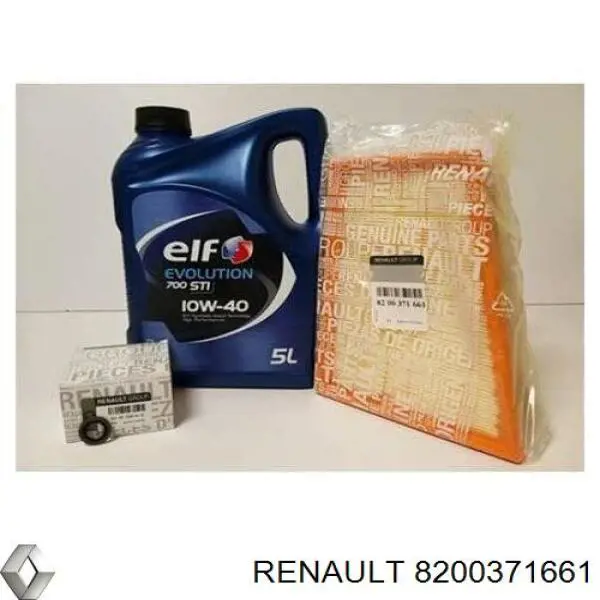 Filtro aire Renault (RVI) 8200371661