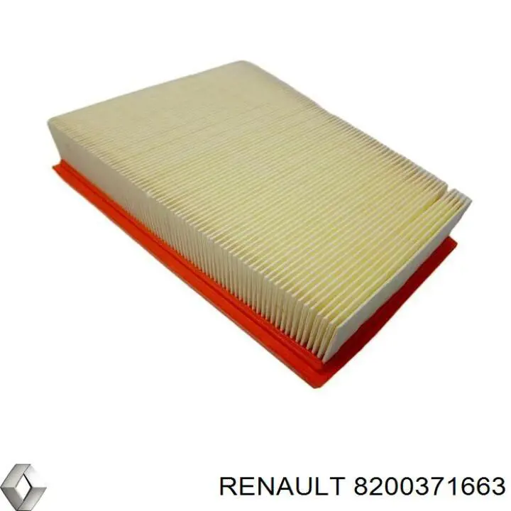 8200371663 Renault (RVI) filtro de aire