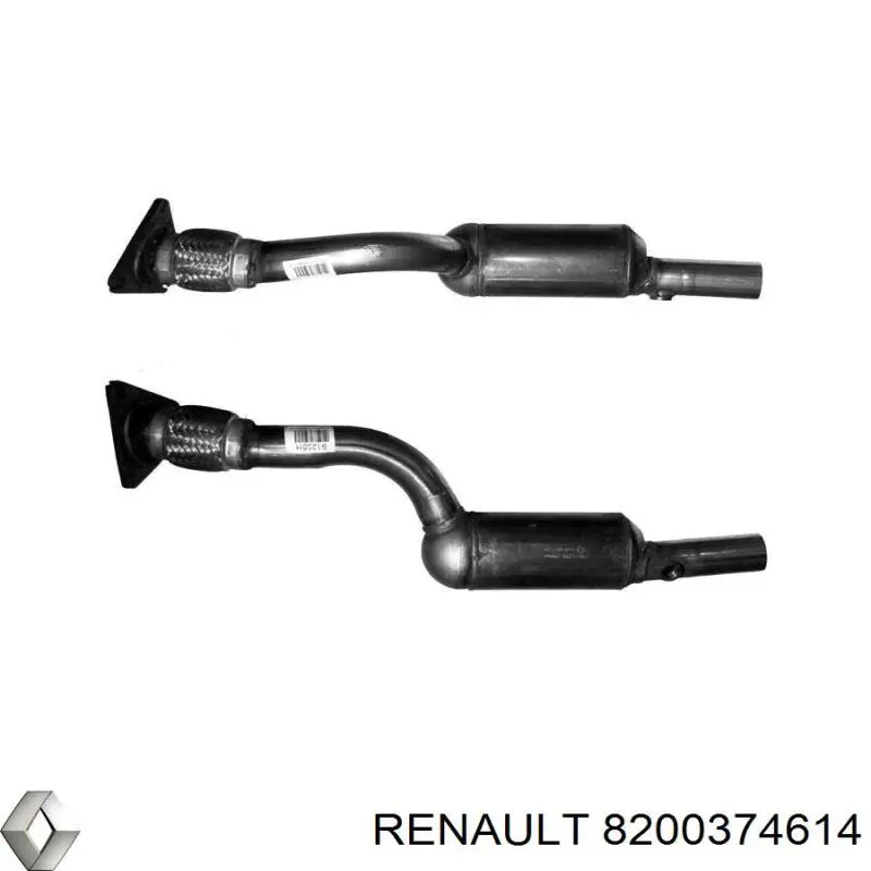 Tubo de admisión del silenciador de escape delantero Renault (RVI) 8200374614 precio, desde 202,19 EUR