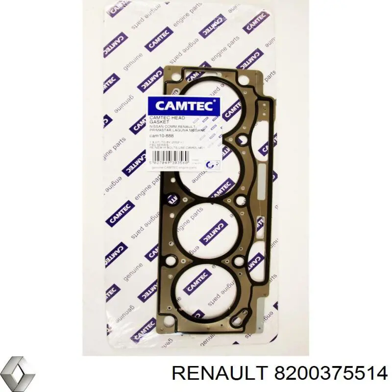 8200375514 Renault (RVI) junta de culata