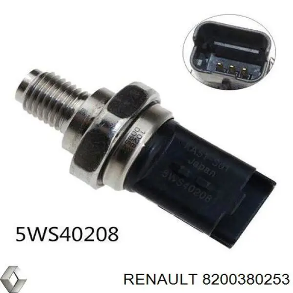 8200380253 Renault (RVI) inyector de combustible