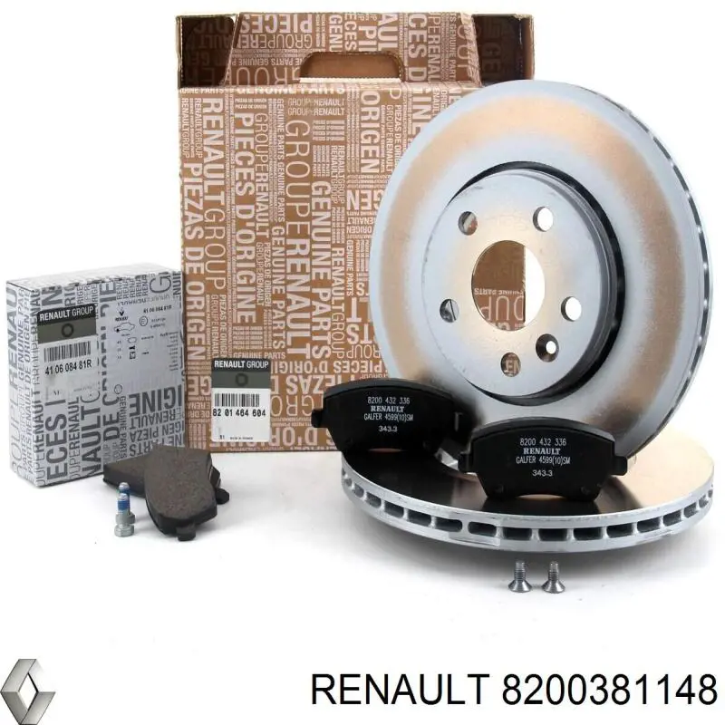 8200381148 Renault (RVI) disco de freno trasero