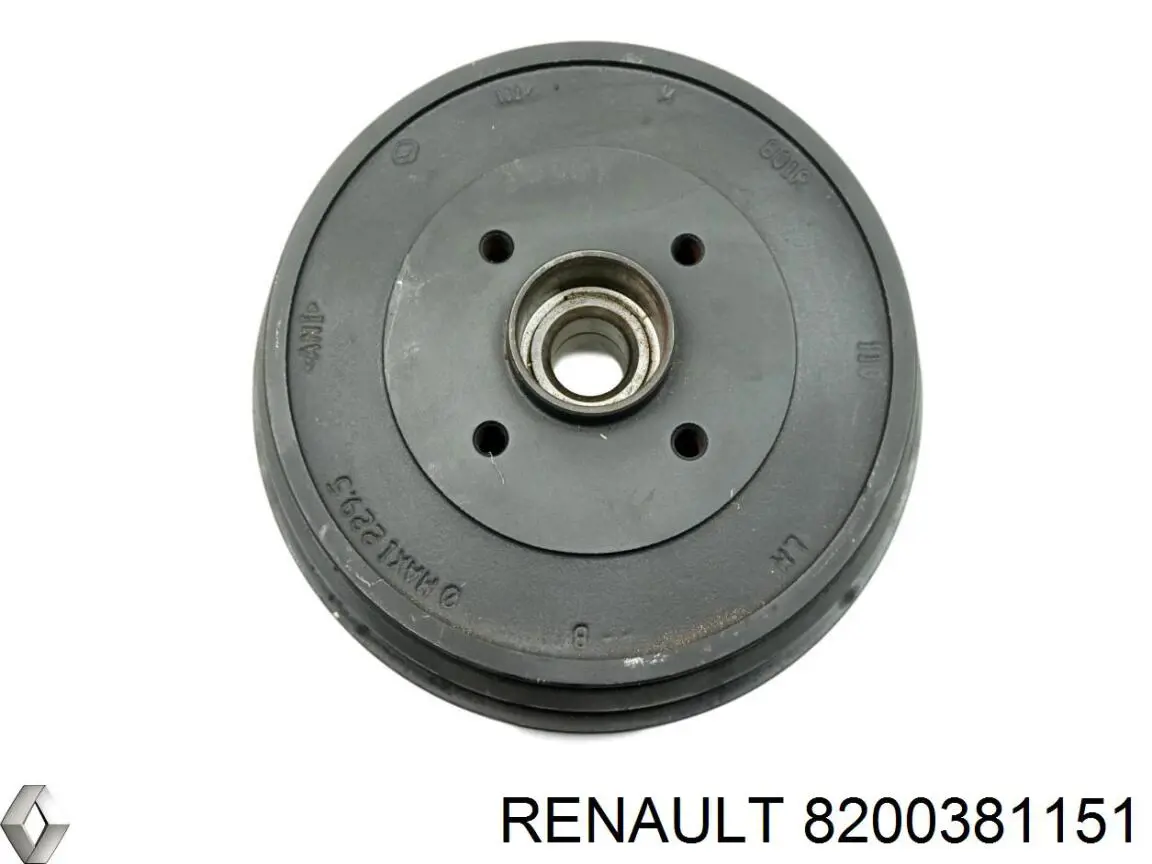 Comprar 8200381151 Renault (RVI) Tambor de freno trasero