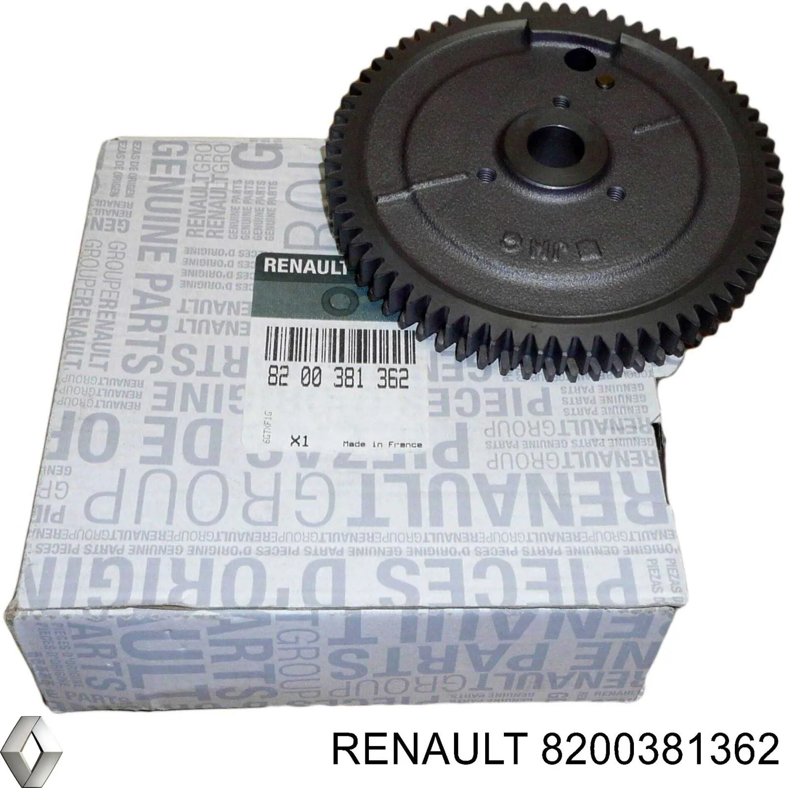 Rueda dentada, bomba inyección para Renault Master (CD, HD, U0D)