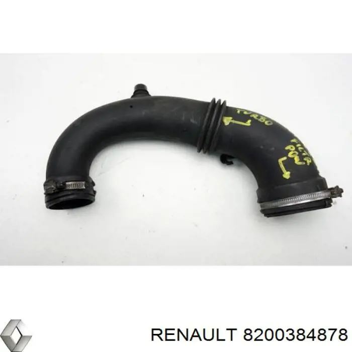 8200384878 Renault (RVI) tubo flexible de aire de sobrealimentación, a turbina