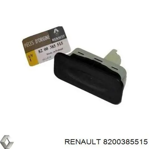 8200385515 Renault (RVI) boton de accion de bloqueo de la tapa maletero (3/5 puertas traseras)