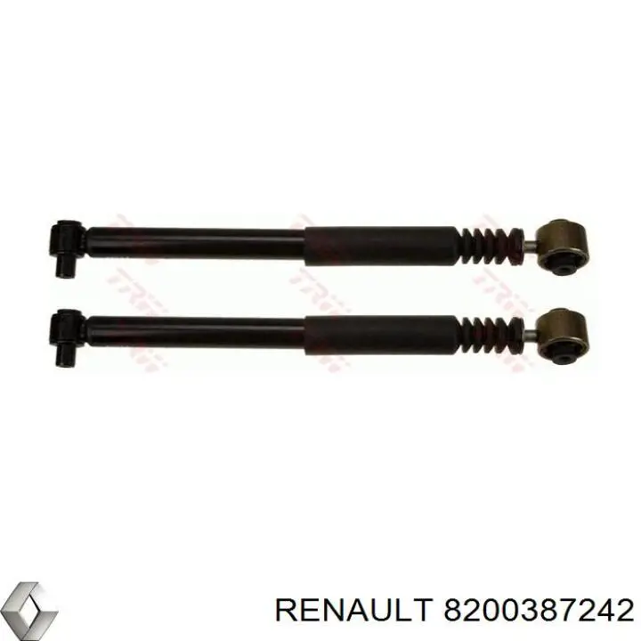 8200387242 Renault (RVI) amortiguador trasero