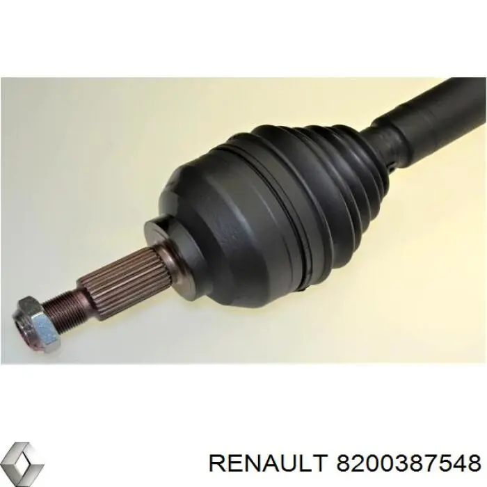 8200387548 Renault (RVI) árbol de transmisión delantero derecho