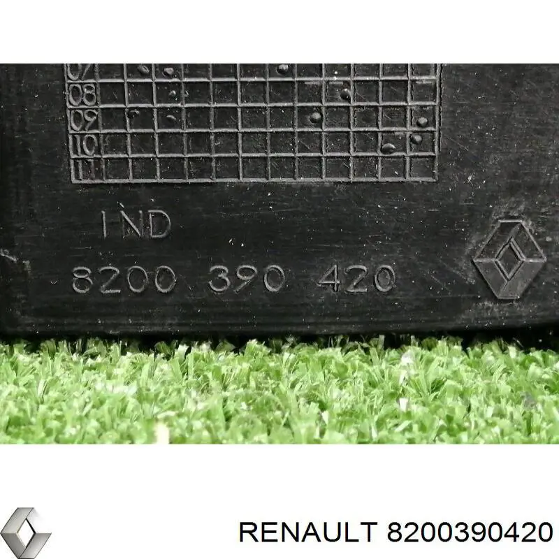 8200390420 Renault (RVI) rejilla de ventilación, parachoques trasero, central