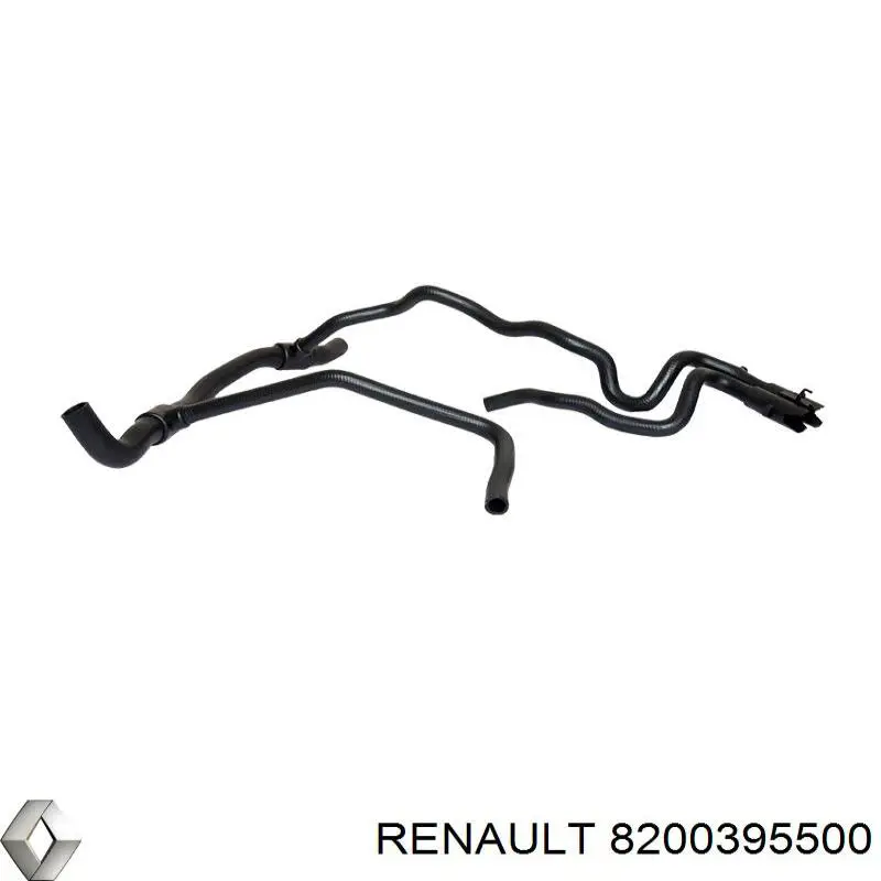8200395500 Renault (RVI) manguera refrigerante para radiador inferiora