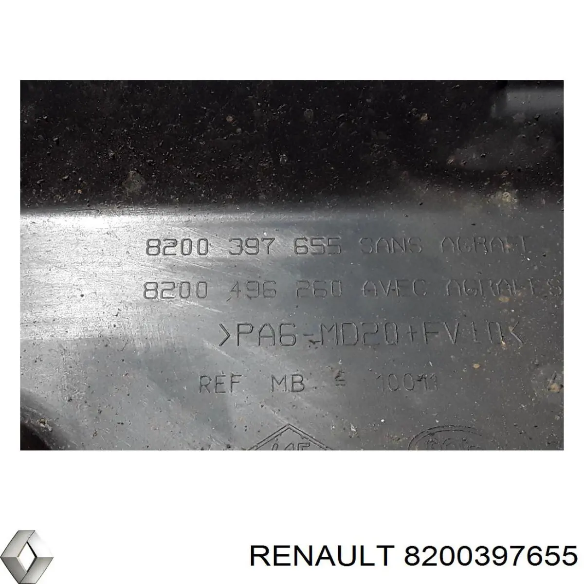 Cubierta decorativa del motor Renault (RVI) 8200397655 precio, desde 110,35 EUR