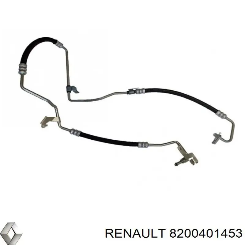 Manguera de alta presión de la dirección asistida desde la bomba hasta la cremallera Renault (RVI) 8200401453 precio, desde 109,50 EUR