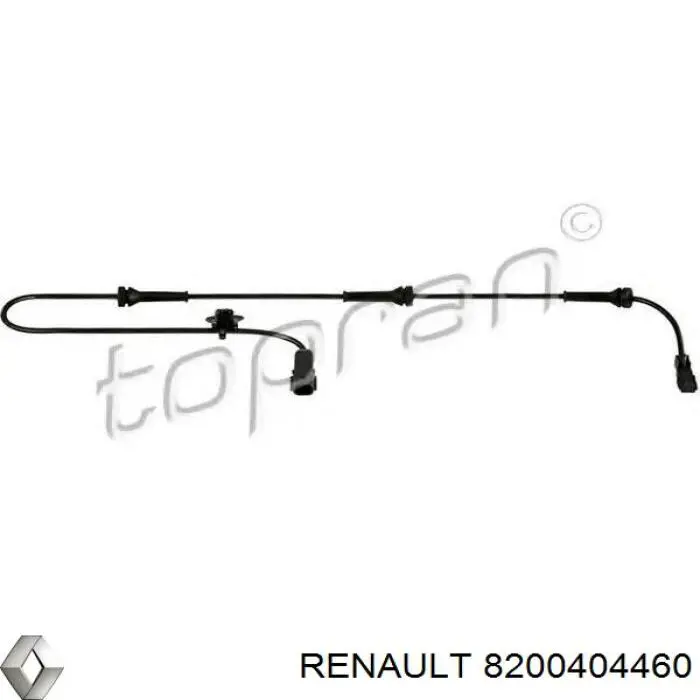 Comprar 8200404460 Renault (RVI) Sensor revoluciones de la rueda, delantero