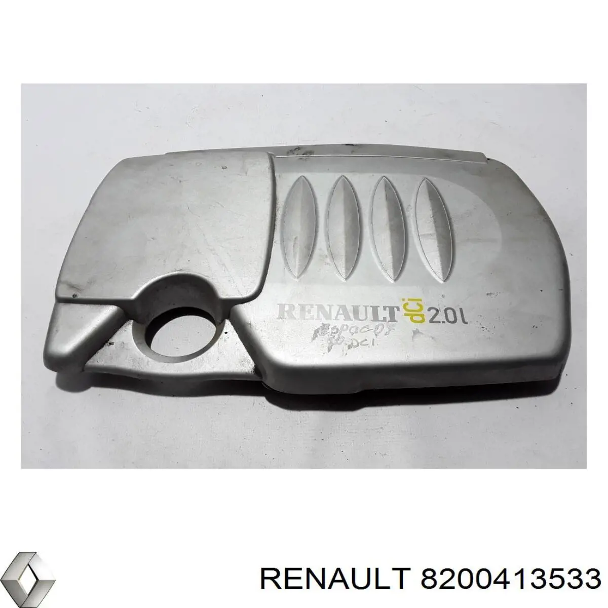 8200413533 Renault (RVI) cubierta de motor decorativa