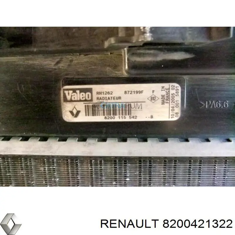 Amortiguadores traseros Renault (RVI) 8200421322