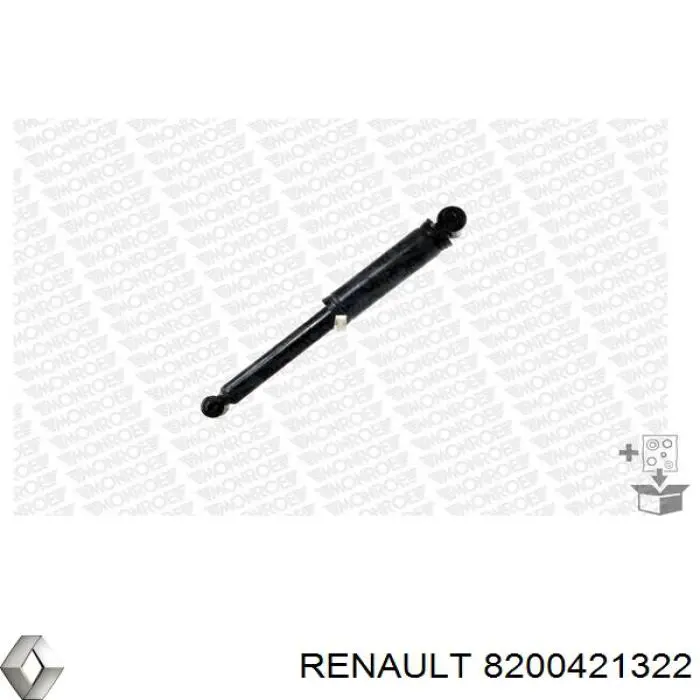 Amortiguador trasero Renault (RVI) 8200421322 precio, desde 47,05 EUR