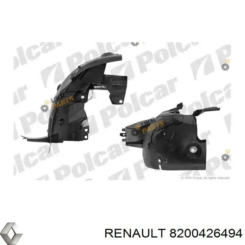 8200426494 Renault (RVI) Guardalodos delantero izquierdo