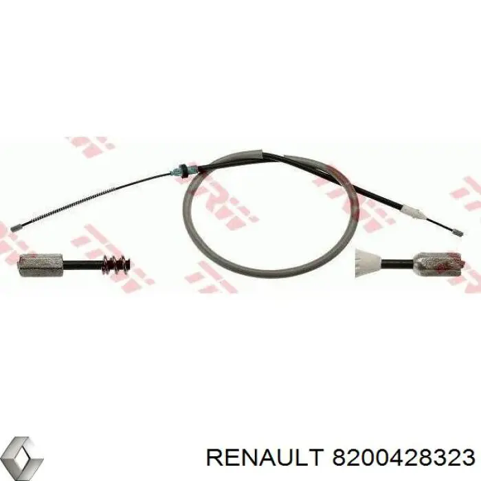 350233 Linex Cable de freno de mano trasero izquierdo