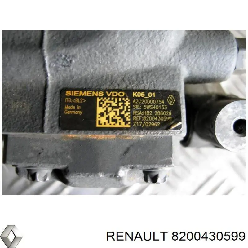 8200430599 Renault (RVI) bomba de alta presión